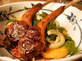 Luscious Lamb Lollipops With Blackberry Reduction Sauce