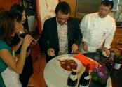 Lamb Loin With Garlic Au Jus Ratatouille