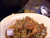 Lamb Stew, Braised Greens With A Fried Egg And Colcannon