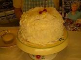 Lemon Coconut Cake With Lemon Curd Filling 