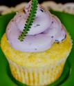 Lemon Filled Lavender Cupcakes