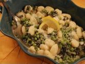 Lemon Gnocchi With Peas & Kale