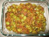 Barbecued Limas And Ham