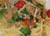 Linguine With Turkey Sausage, Broccoli Rabe And Tomatoes