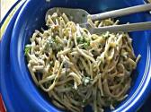 Linguine With Clams In Cream & Wine Sauce 