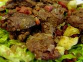 Spicy Moroccan Liver Salad