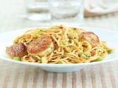Wegmans Lo Mein Salad With Peanut Sauce And Pan-seared Scallops