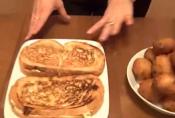 Grilled Lobster And Cheese Sandwich With Batter Fried Lobster