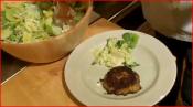 Louisiana Deviled Crab Cakes With Homemade Caesar Salad