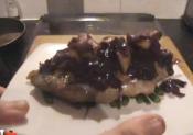 Low Carb Pepper Steak With Greens And Red Cabbage 