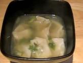 Boiled Low Carb Meat Wonton Soup