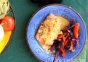 Macadamia Nut Crusted Grilled Salmon