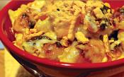 Baked Golden Macaroni And  Cheese