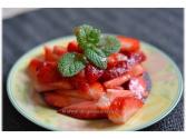 Honey And Brown Sugar Macerated Strawberries
