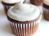 Malted Chocolate Cupcakes 
