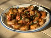 Smokingpit.com - Mangothai Chili Glazed Shrimp & Lobster Tail Kabobs Grilled On The Scottsdale