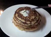 Maple Flavored Bacon Pancakes
