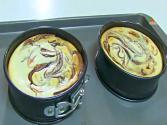 Marble Cheesecake - Eggless Cheesecake