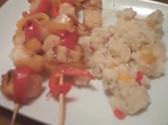 Scallops With Peppers And Pasta