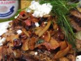 Marinated Pork Chops With Fennel Tomato Sauce Paired With Peroni Beer