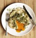 Mark Hix's Easy Over Goose Egg With Caper And Lemon Crust