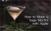 Martini With Sage And Apple Juice