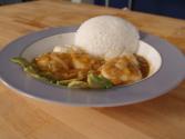 Thai Jumbo Scallops With Massaman Curry Sauce 