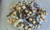 Mediterranean Chickpea And Quinoa Summer Salad. 