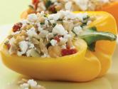 Mediterranean Chickpeas Stuff Peppers