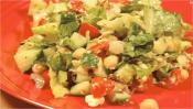 Mediterranean Vegetable Chop Salad With Lemon Dressing