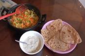 Menu Ideas - Sambharo, Roti, & Raita
