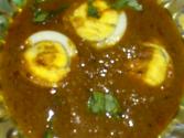 Spicy Milagu Kuzhambhu With Boiled Eggs