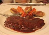 Minute Steak With Barbecue Butter Sauce