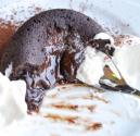 Molten Dark Chocolate And Orange Cake