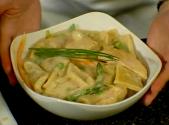 Oven Roasted Chicken With Vegetables And Dumplings
