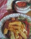 Monster Fingers With Blood Sauce