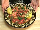 Moroccan Shrimp With Red Pepper Sauce
