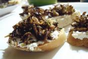 Mushroom And Ricotta Bruschetta