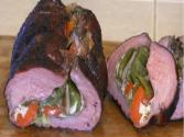 Smokingpit.com - Mushroom, Pepper & Provolone Cheese Stuffed Beef Tri Tip Roast With Tatonka Dust
