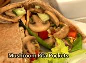 Easy Mushroom Pita Pockets