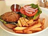 Portobello Pepper Jack Cheeseburger 