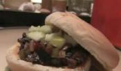 Mushroom-pepper Burger