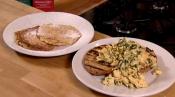 Nadia Sawalha's Apple Pancakes And Herby Scrambled Eggs