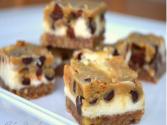 Cookie Dough Cheesecake Bars With Pecan Crust 