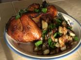 Smokingpit.com - Orange Chicken With Garlic Red Potatoes Cooked On A Scottsdale Santa Maria Bbq
