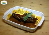 Orange Stuffed Duck With Orange Sauce