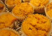 Home Baked Orange And Pumpkin Muffins
