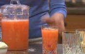Exotic Orange-cherry Juice Spritzers