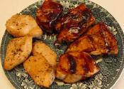 Juicy And Moist Oven Barbecued Chicken Breasts