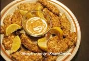Oven-fried Crunchy Chicken Fingers